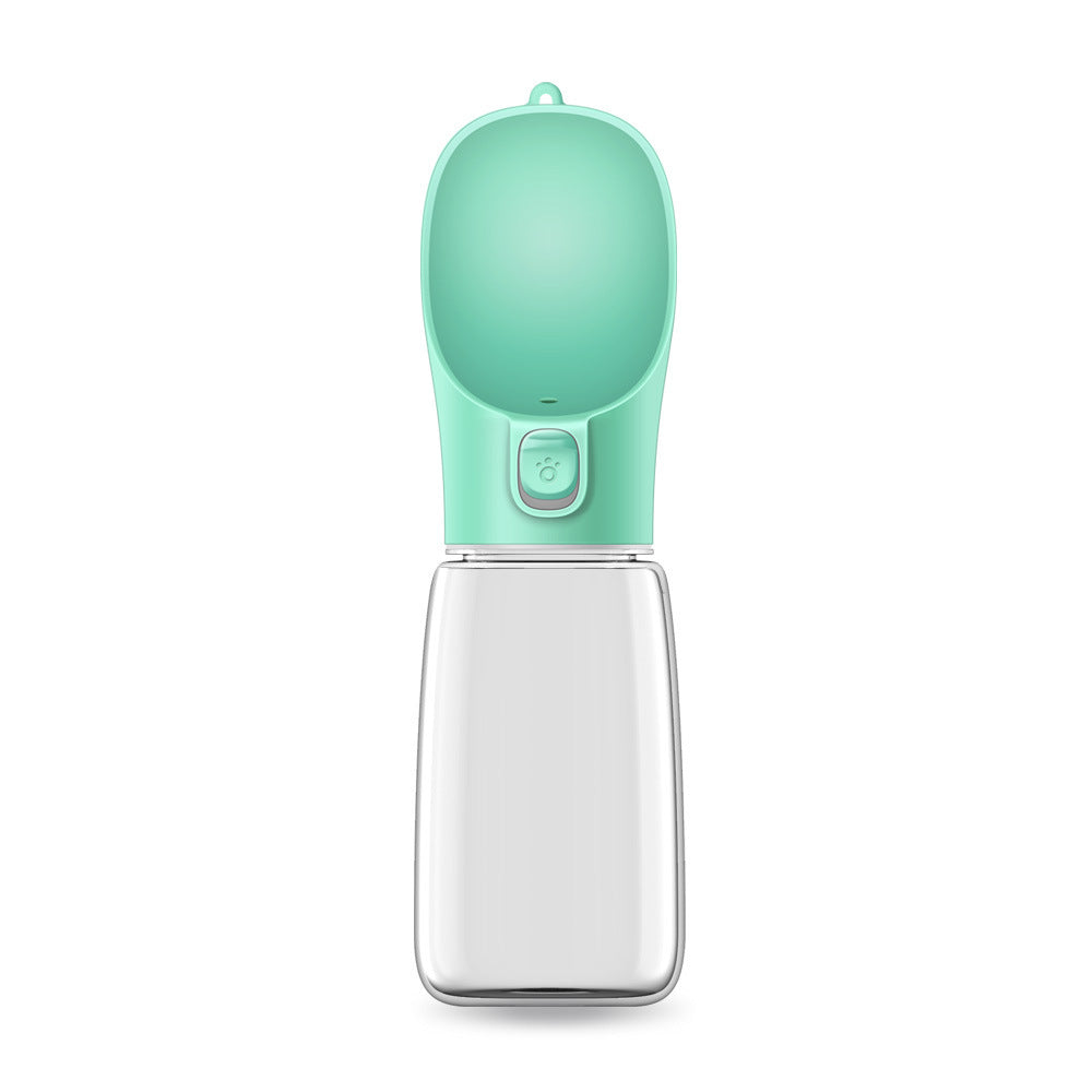 WauWelt - Hunde Trinkflasche mit Rücklauf-Funktion