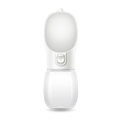 WauWelt - Hunde Trinkflasche mit Rücklauf-Funktion