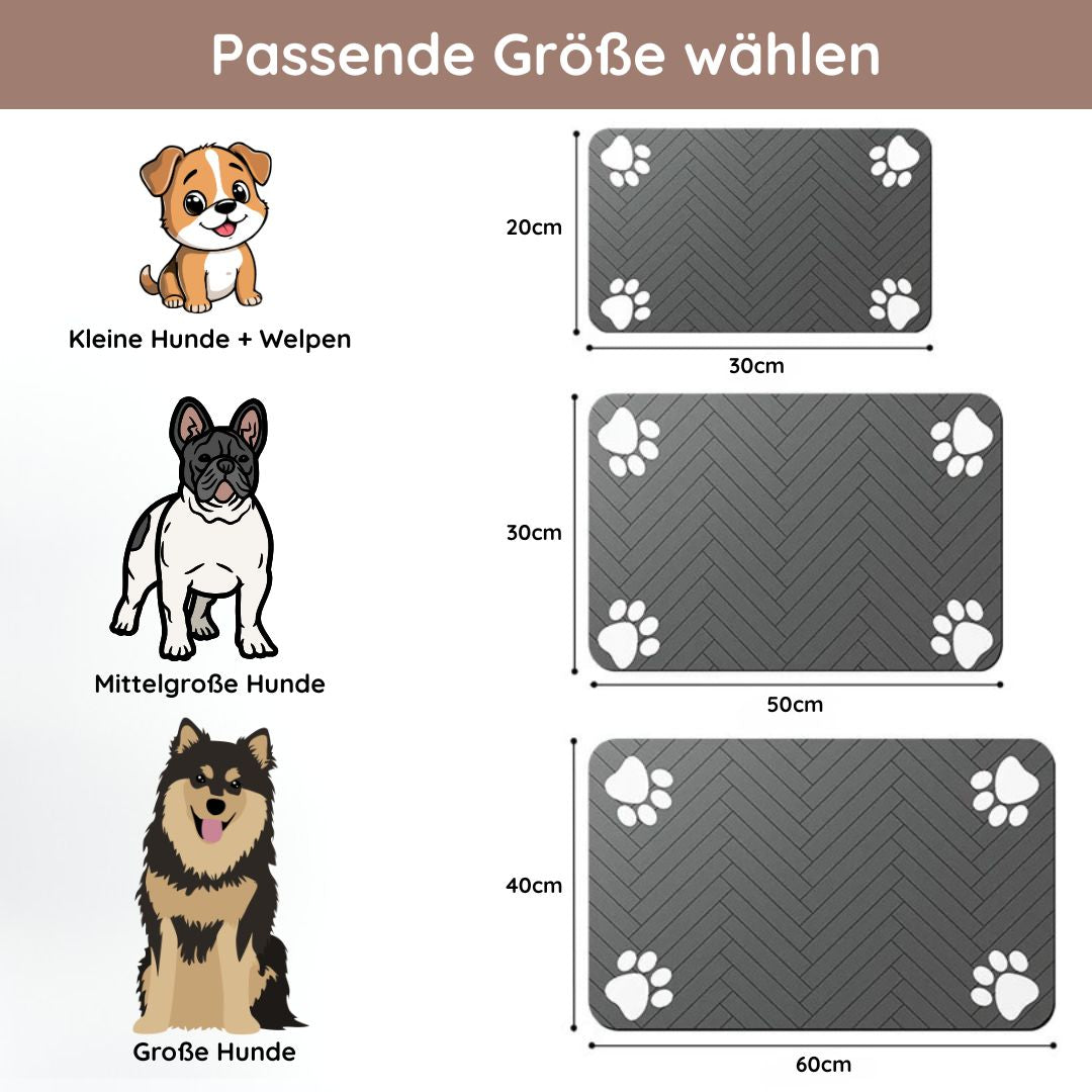 WauWelt - Rutschfeste Futtermatte