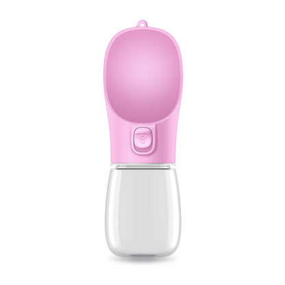 WauWelt - Hunde Trinkflasche mit Rücklauf-Funktion