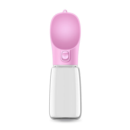 WauWelt - Hunde Trinkflasche mit Rücklauf-Funktion